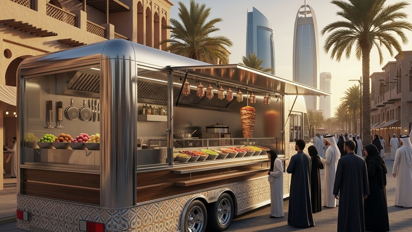 دراسة جدوى مشروع الفود ترك (Food Truck) في السعودية